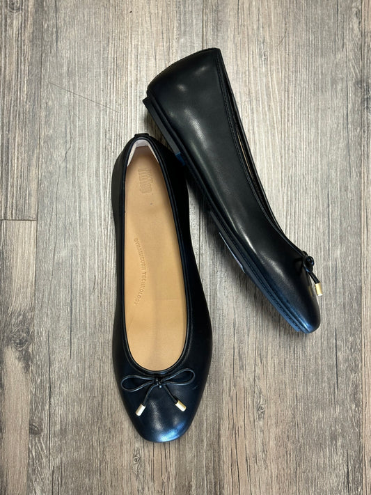 Fit Flop Delicato Bow Soft Leather Ballet Flat Black
