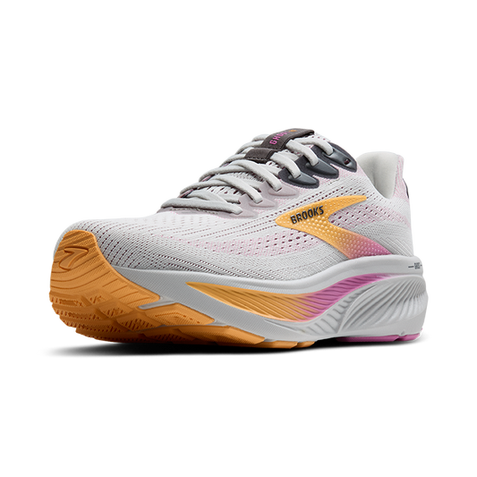 Brooks Women's Ghost 17 - Oyster/Apricot/Pink - Wide Width