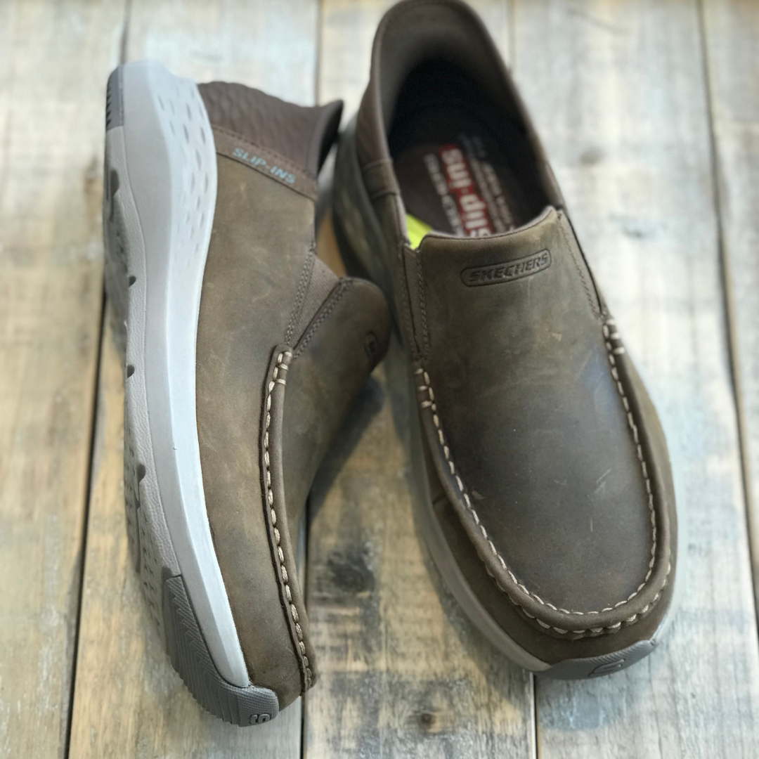 Skechers Slip-ins  Parson Oswin - Men's Relaxed Fit Desert in Extra Wide *LAST PAIRS8