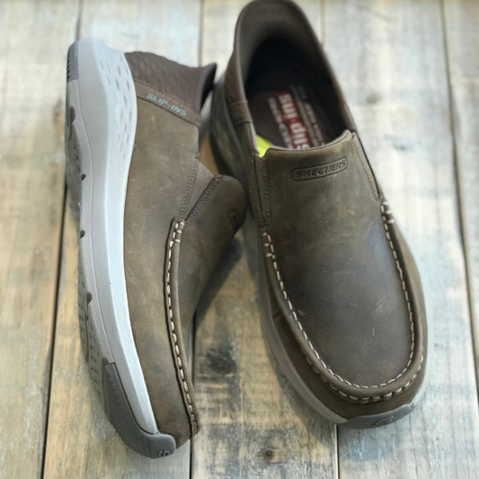 Skechers Slip-ins  Parson Oswin - Men's Relaxed Fit Desert in Extra Wide *LAST PAIRS8