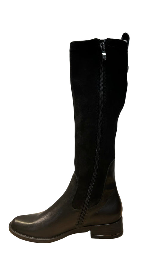 Caprice Women's Tall Black Stretch Boot