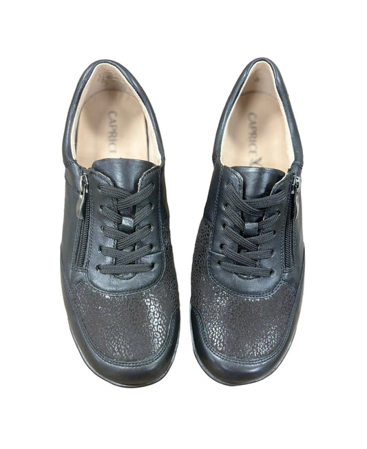 Caprice Women's Leather Stretch Loafer - Bunion Friendly