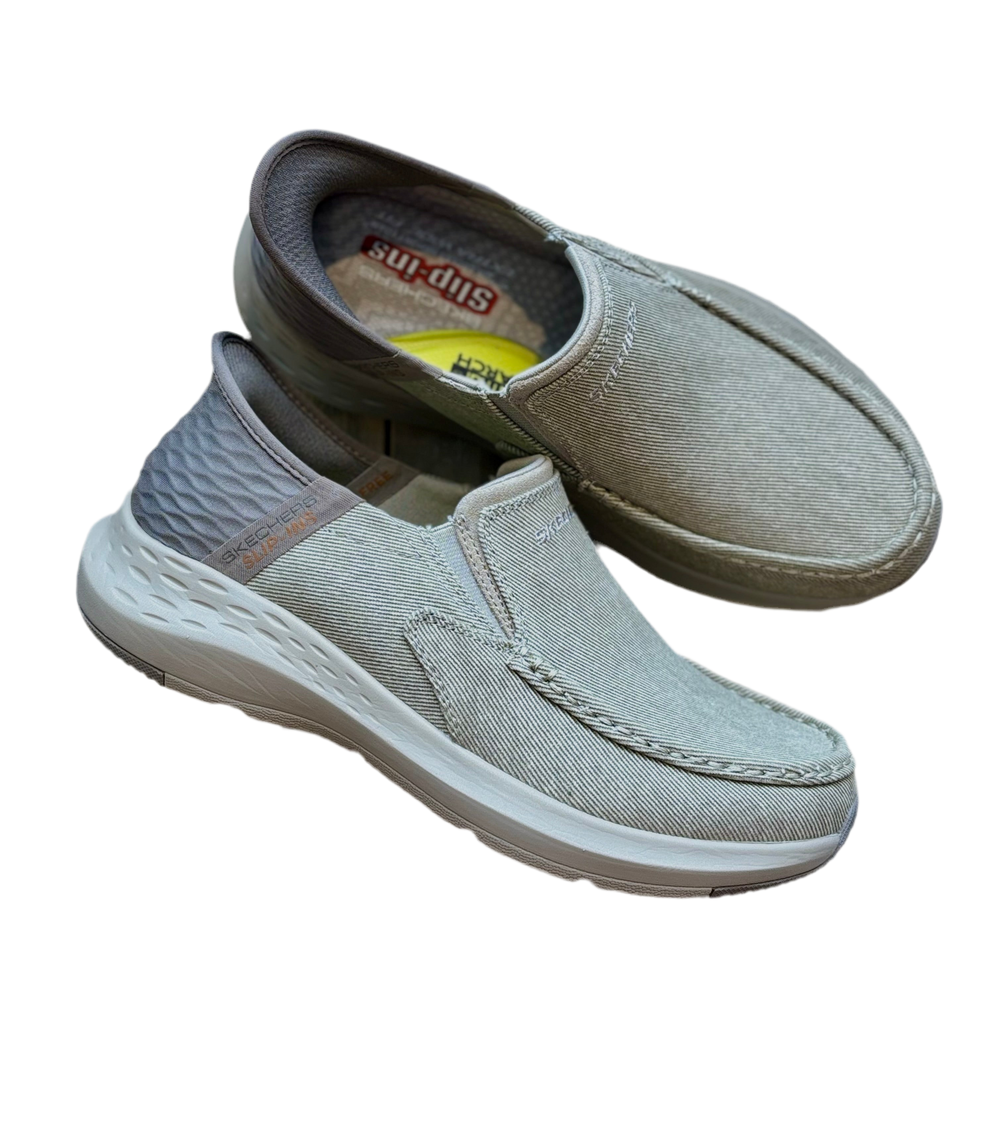 Skechers Parson - Men's Dewitt Taupe Medium Width *LAST PAIR Size 14*