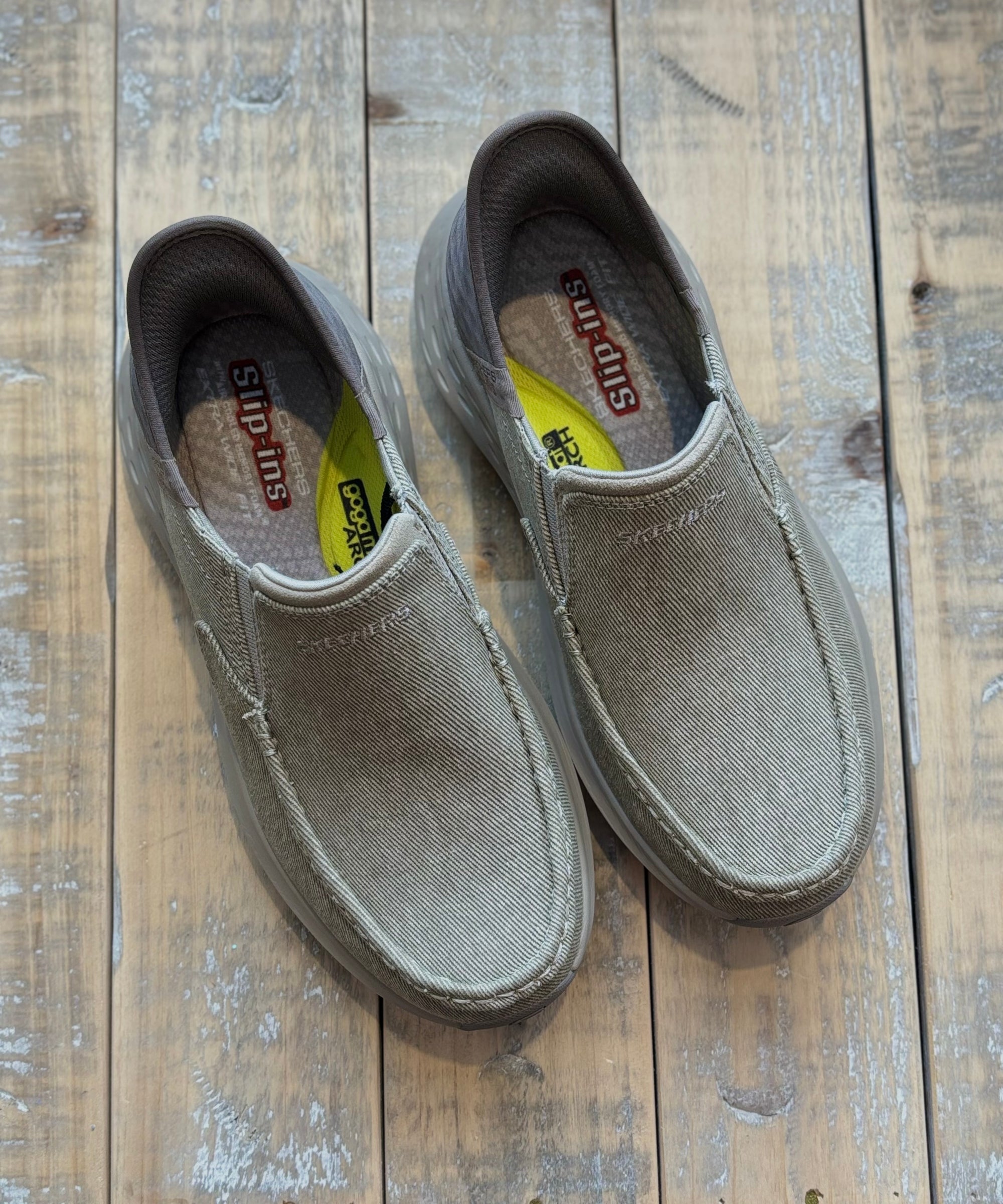 Skechers Parson - Men's Dewitt Taupe Medium Width *LAST PAIR Size 14*
