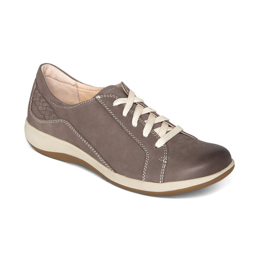 Aetrex Dana Oxford  - Warm Grey *WIDE*
