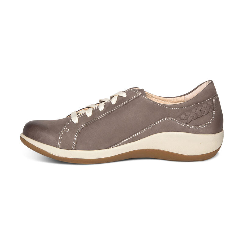 Aetrex Dana Oxford  - Warm Grey *WIDE*
