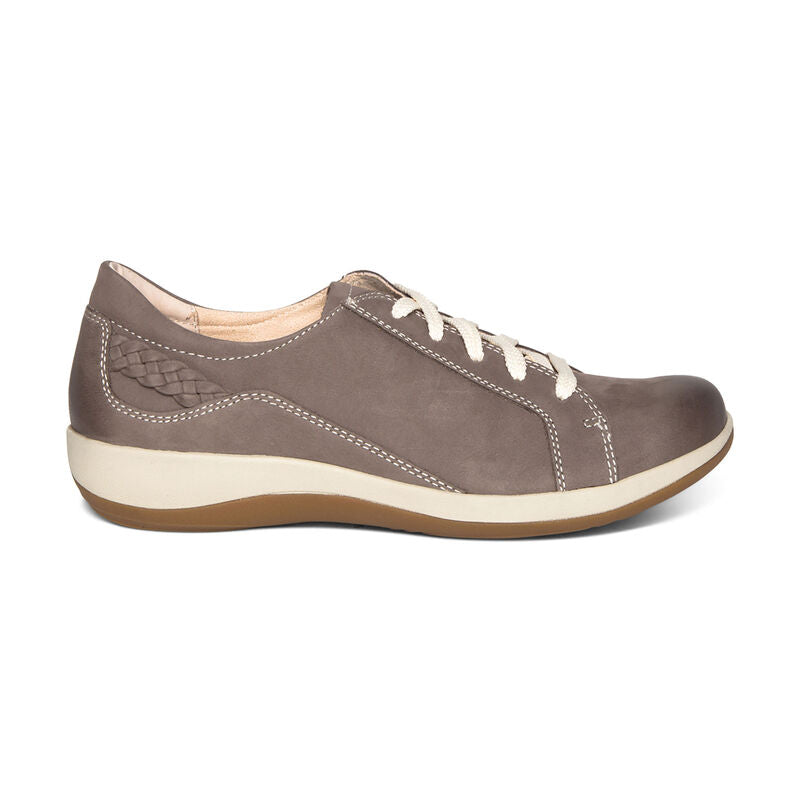 Aetrex Dana Oxford  - Warm Grey *WIDE*