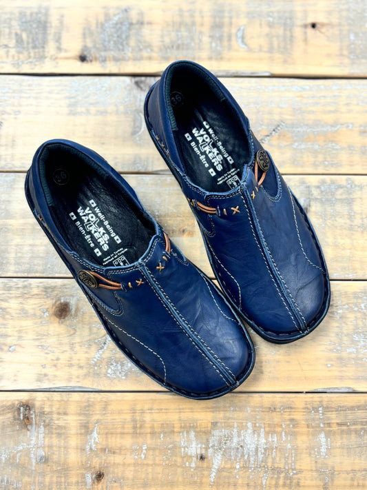 Volks Walkers Women's Celle (Navy Crinkle)