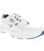 Propet Stability Walker in White/Navy - 3E