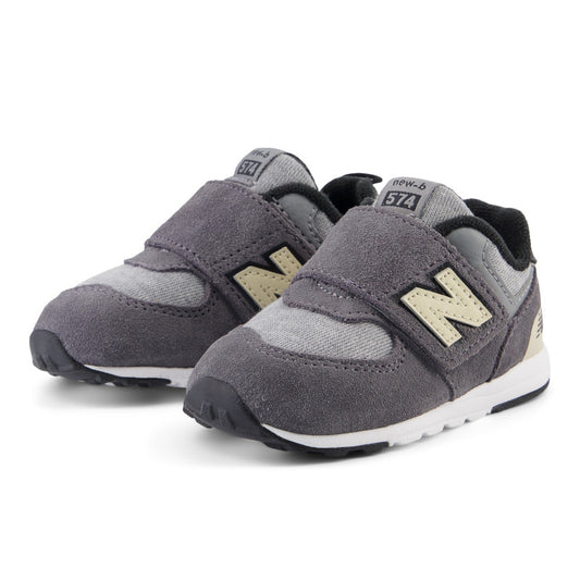 NW574LGG New Balance Toddler 574v2 in Magnet with Sandstone