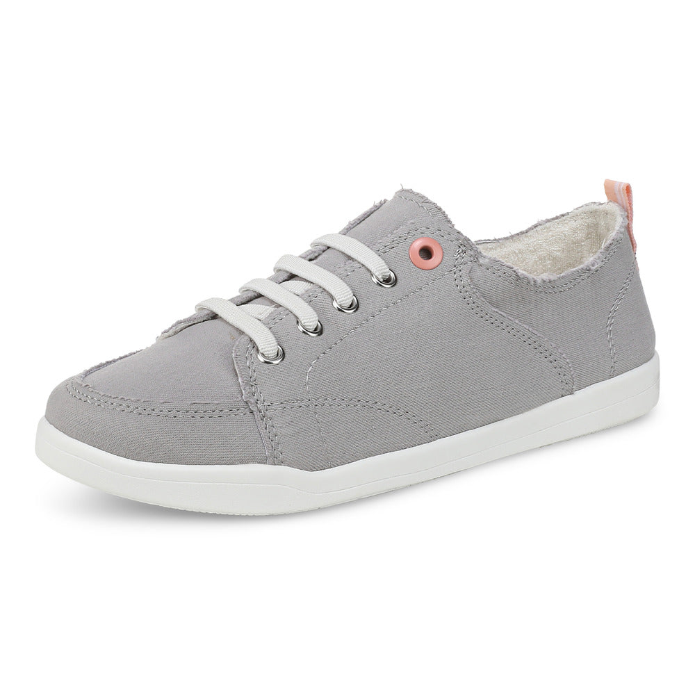 Vionic Venice Pismo - Light Grey Canvas