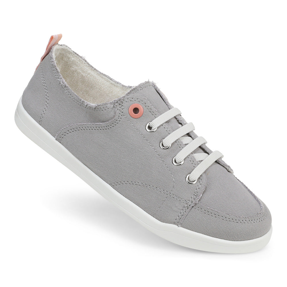 Vionic Venice Pismo - Light Grey Canvas