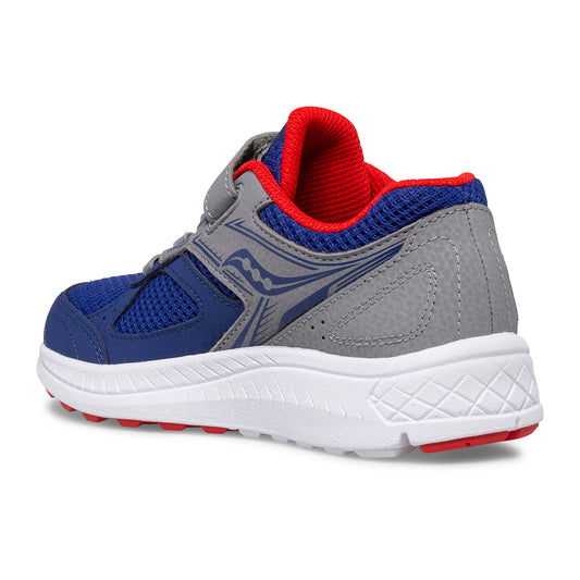 SK265545 Big Kids' Saucony Cohesion 14 A/C in Navy/Red VELCRO *WIDE*