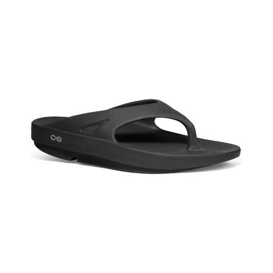 OOFOS OOriginal Black with (Toe Post)- Unisex