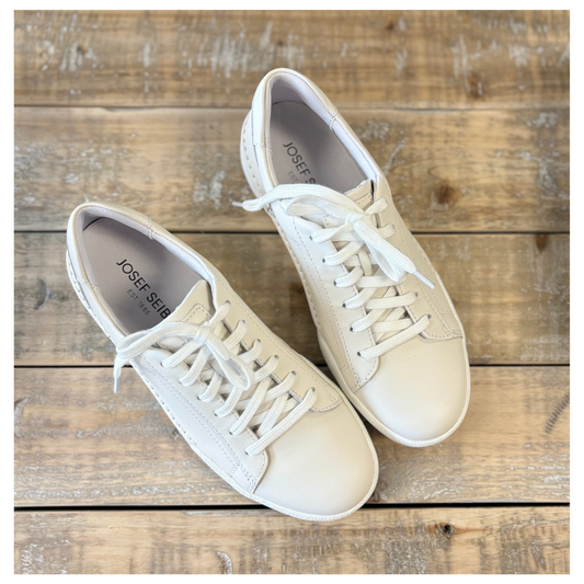 Josef Seibel Claire 01 in White Leather *LAST PAIR SIZE 36*
