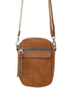 YD7989 - Darling's Vegan Leather Crossbody Bag - Light Brown