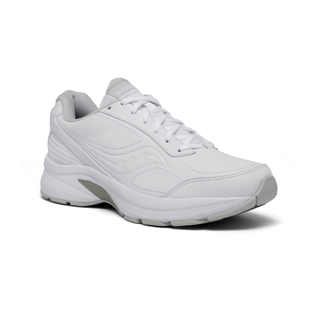 Saucony Women's Omni Walker 3 in Wide (White)