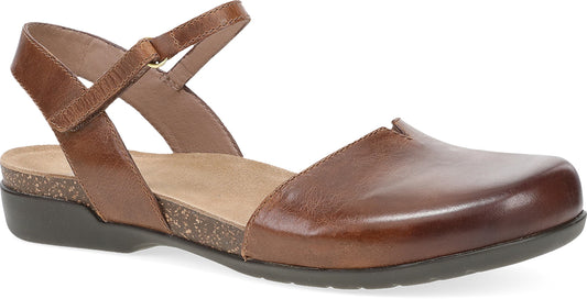 Dansko Rowan Tan Waxy Burnished