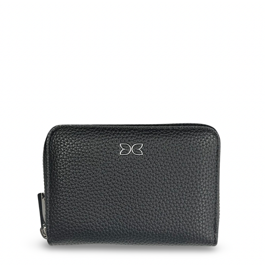 Darling's Small Zipper Black Wallet for Women