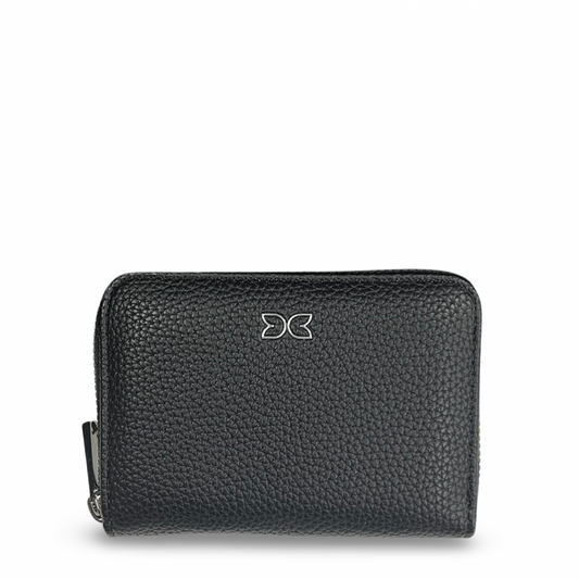 Darling's Small Zipper Black Wallet for Women