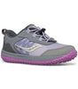 SK167845 Saucony Big Kids' Aura KDZ Sneaker in Grey Purple