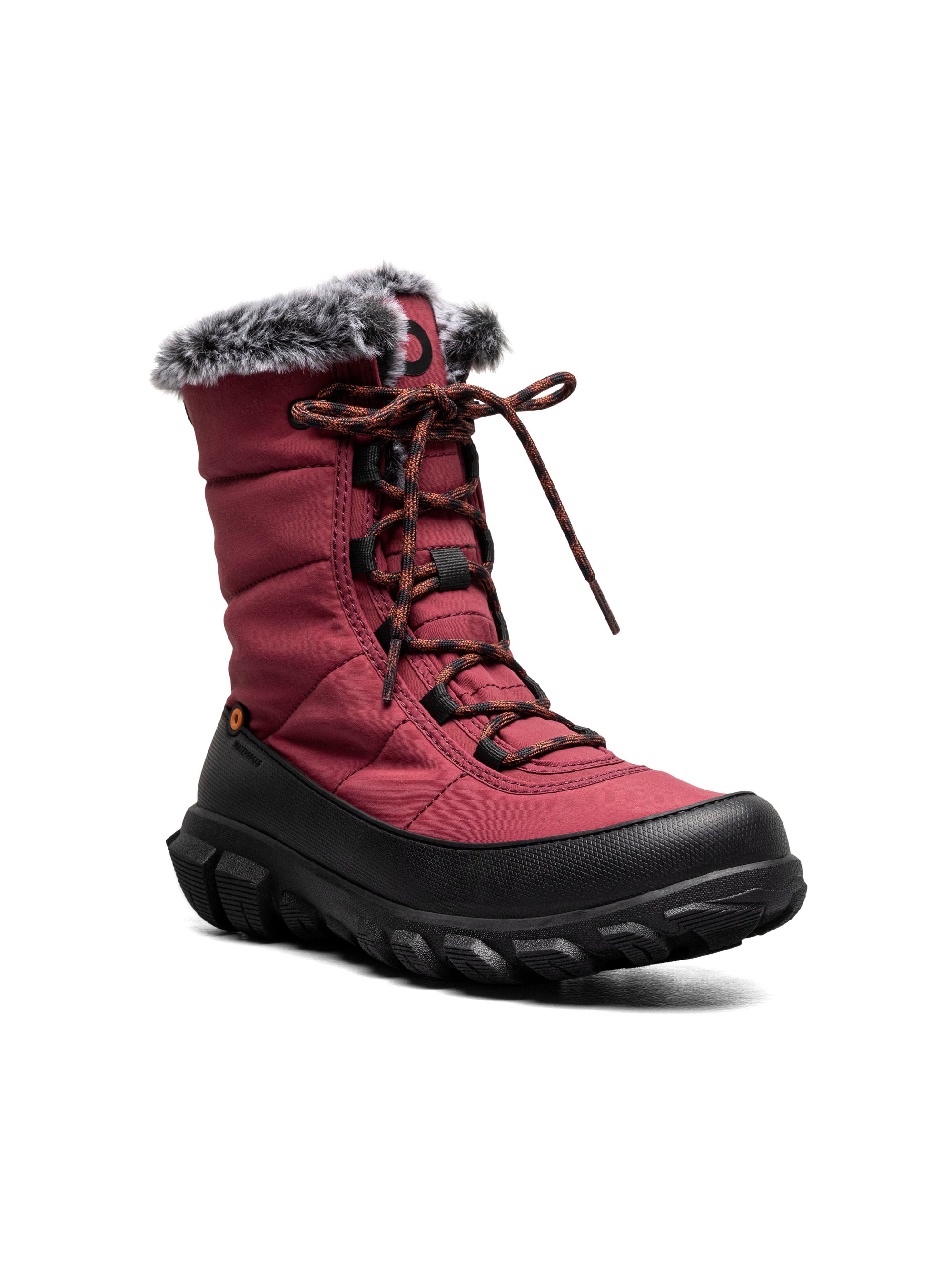 BOGS Women's Cedar Quilt Lace in Garnet