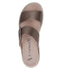 Caprice Babette Taupe Metallic Slide