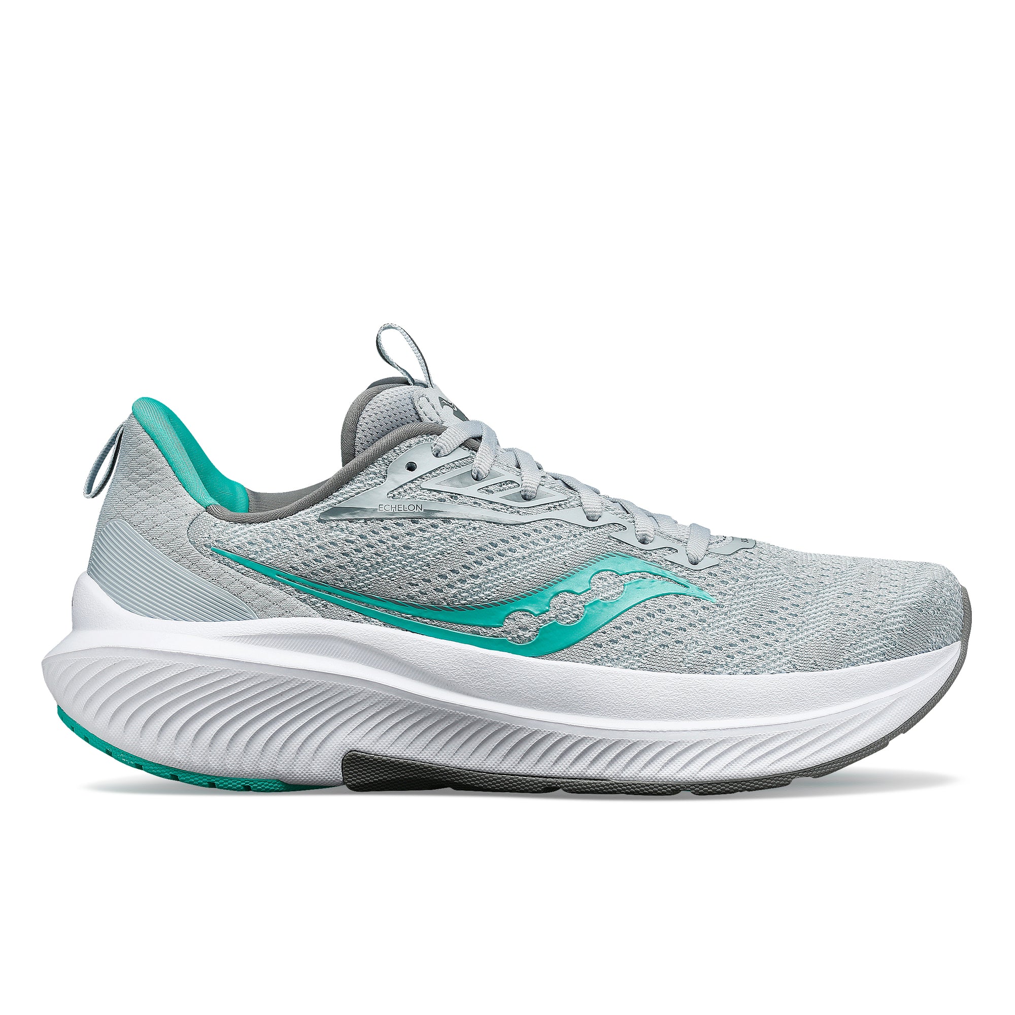 Saucony Women's Echelon 9 in Medium - Granite/Mint