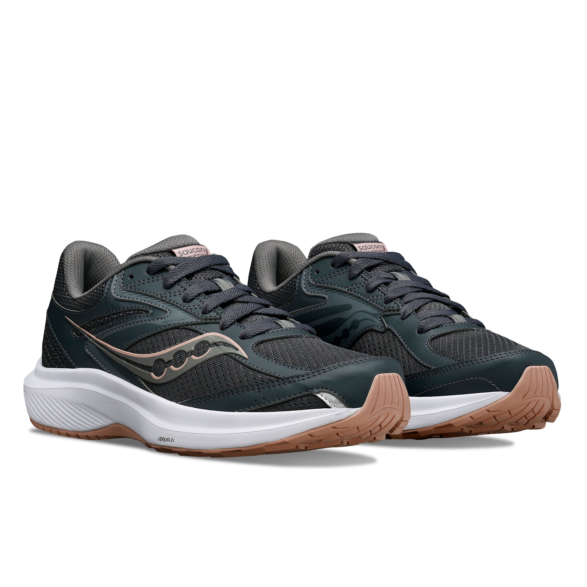 Saucony Women's Cohesion 17 - Shadow/Lotus *WIDE* * LAST PAIR SIZE 6*