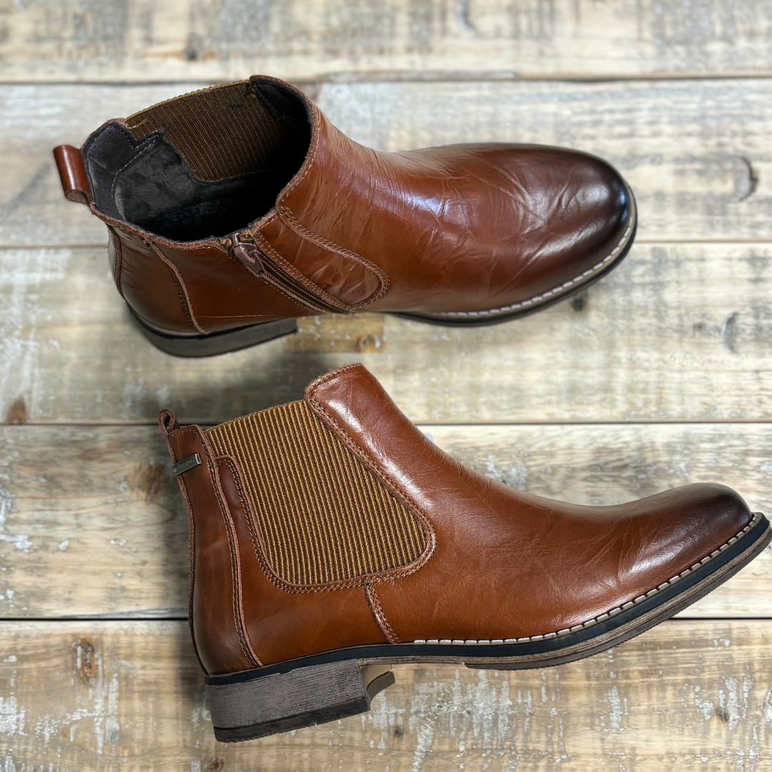 Josef Seibel Berlina 01 Brandy Leather - Waterproof