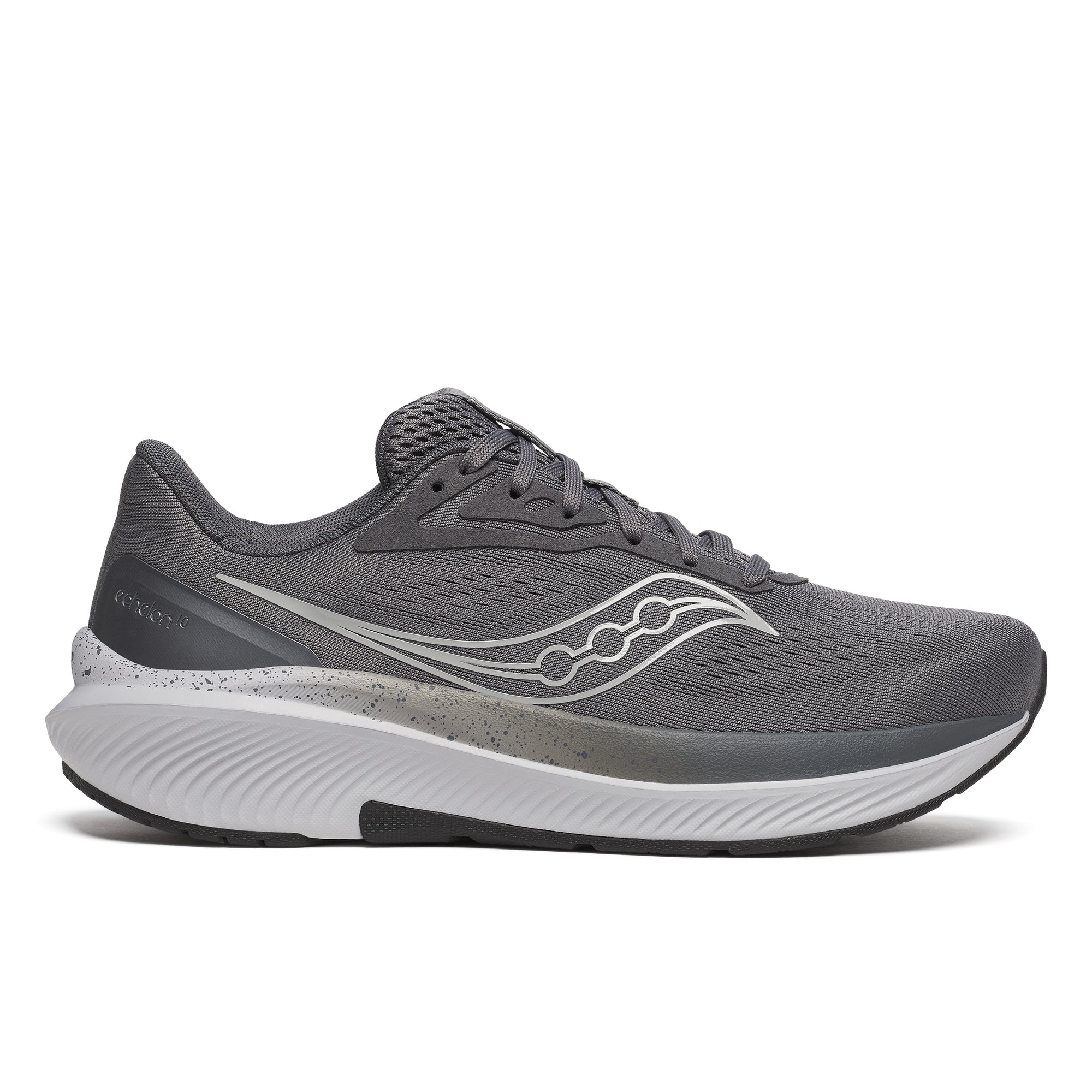 Saucony Men's Echelon 10 in Extra Wide - Carbon/Black