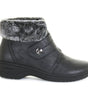 Wanderlust Perth Fur Cuff Low Boot - Black *WIDE*