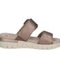 Caprice Babette Taupe Metallic Slide