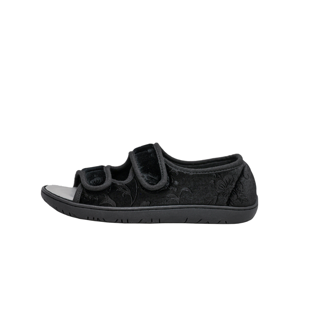 Foamtreads Debbien 2 in  Black Medium Width (Generous)