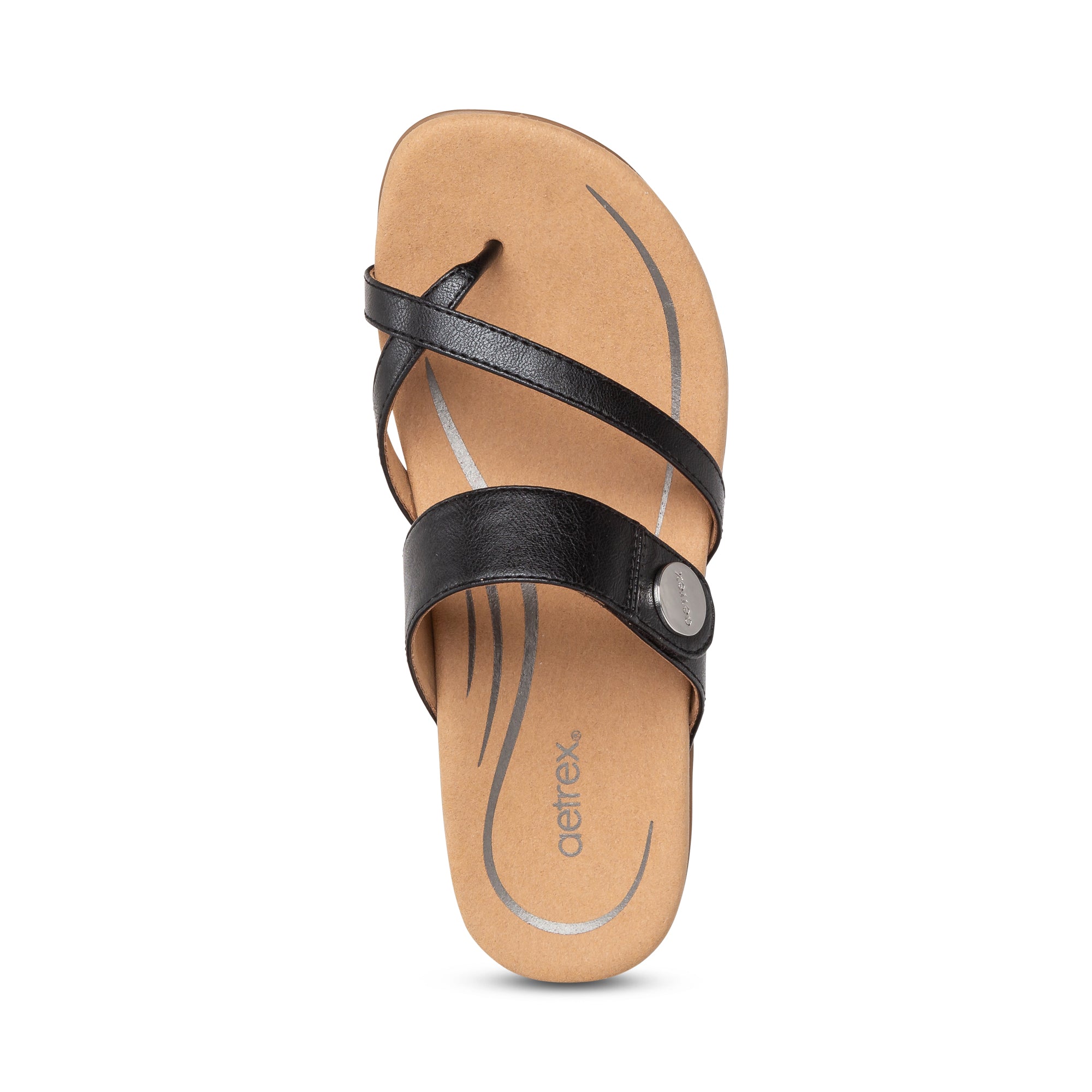 Aetrex Izzy Thong Black