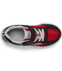 SK267882 Saucony Big Kid's Cohesion KDZ A/C Sneaker (Velcro) in Black/Red