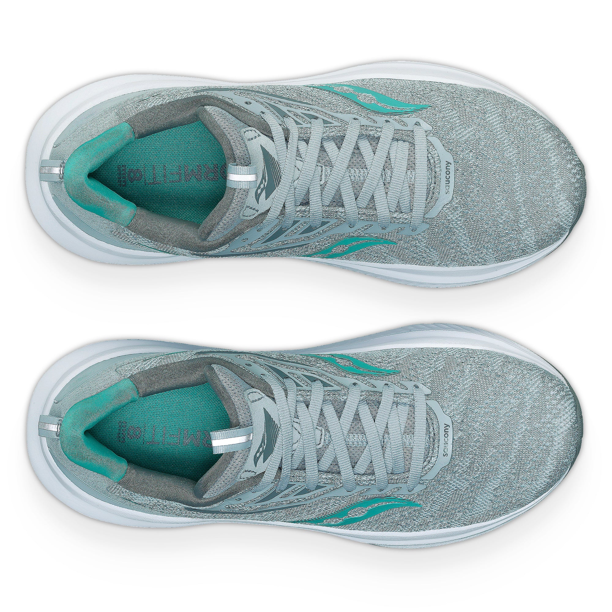 Saucony Women's Echelon 9 in Medium - Granite/Mint