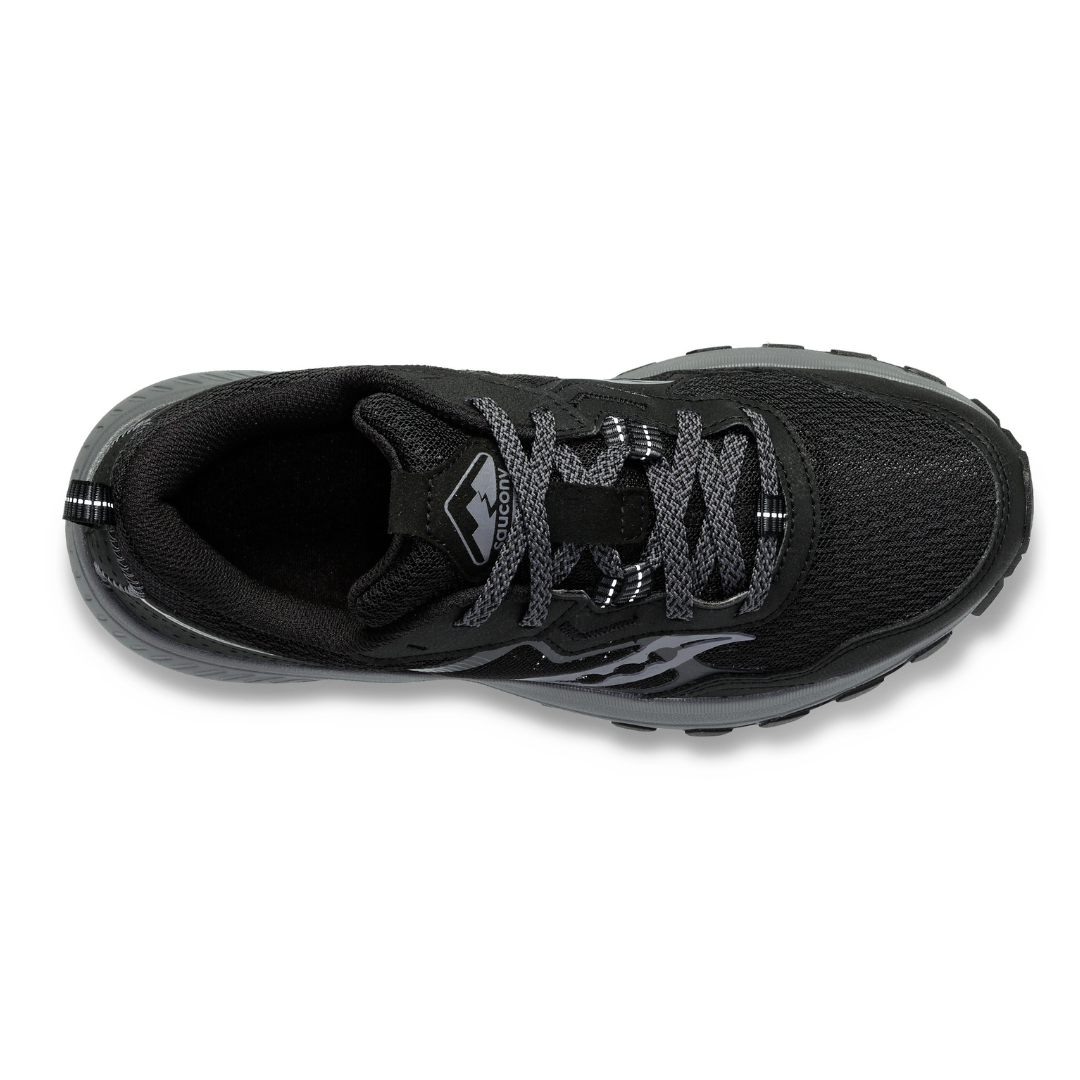 Saucony Men's Excursion TR16 in Wide (Black/Charcoal)
