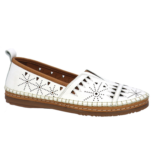 Everly Emily -01 in White Leather