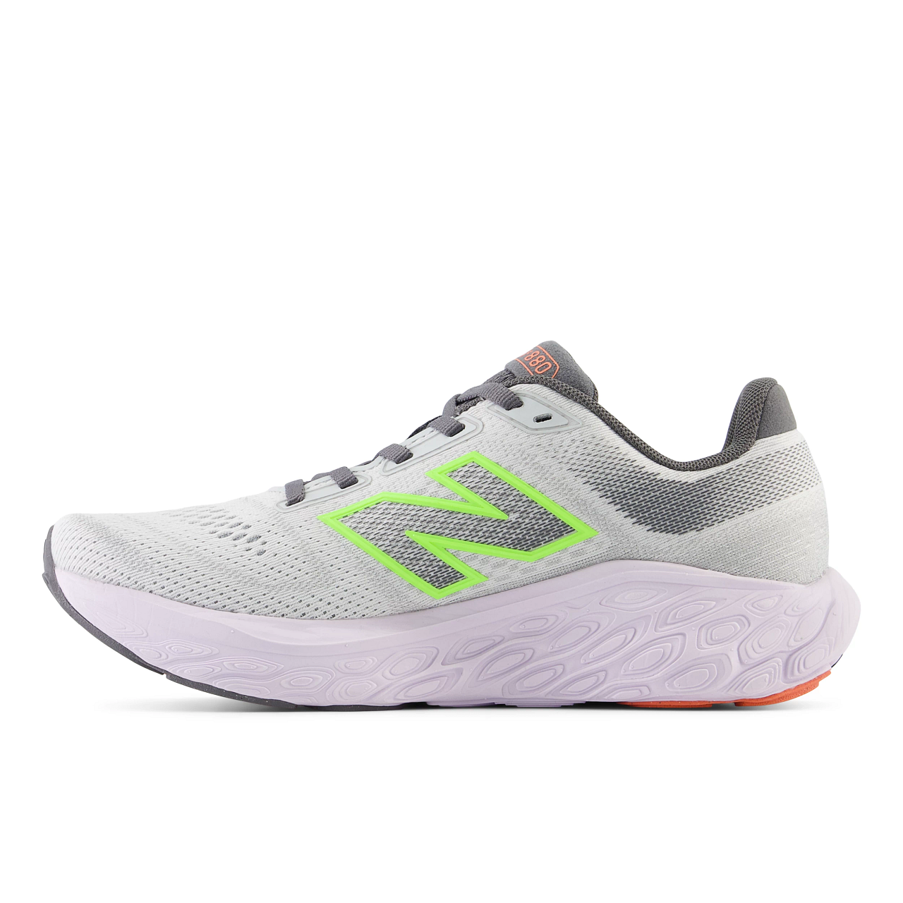 New Balance Women's Fresh Foam X 880v14 *MEDIUM* Grey Matter/Taro/Bleached Lime Glo/Gulf Red *LAST PAIR*