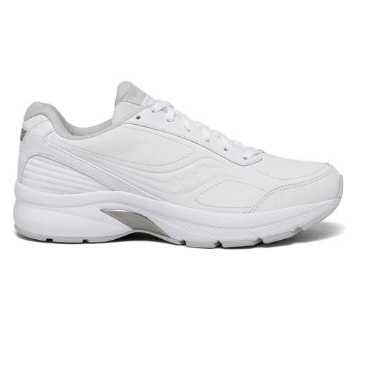 Saucony Men's Omni Walker 3 in Wide Width (White)