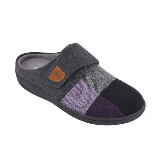 Biotime Amity Slipper (Grey and Purple)