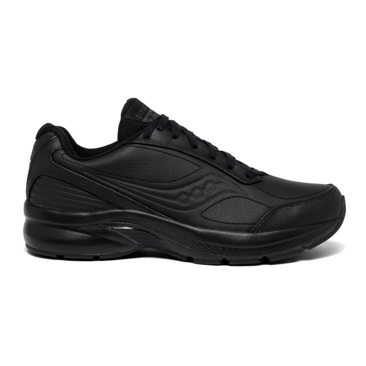Saucony Men's Omni Walker 3 in Wide Width (Black)