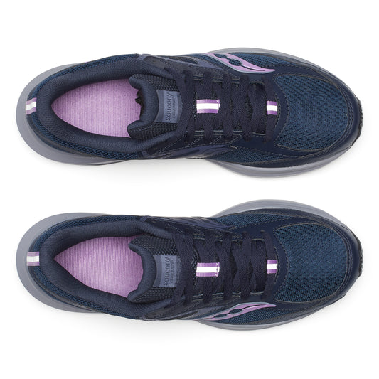 Saucony Women's Cohesion 17 in Navy/Heather - Wide Width * LAST PAIR*