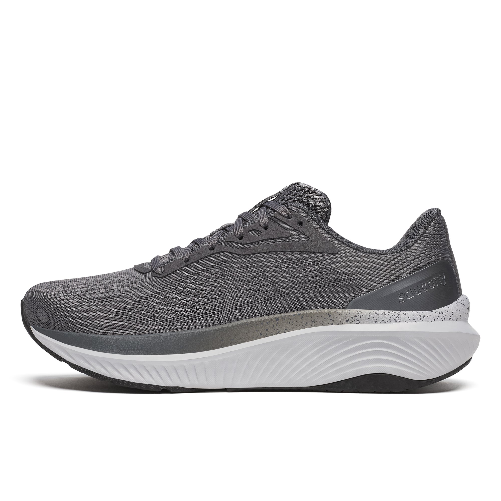 Saucony Men's Echelon 10 in Extra Wide - Carbon/Black