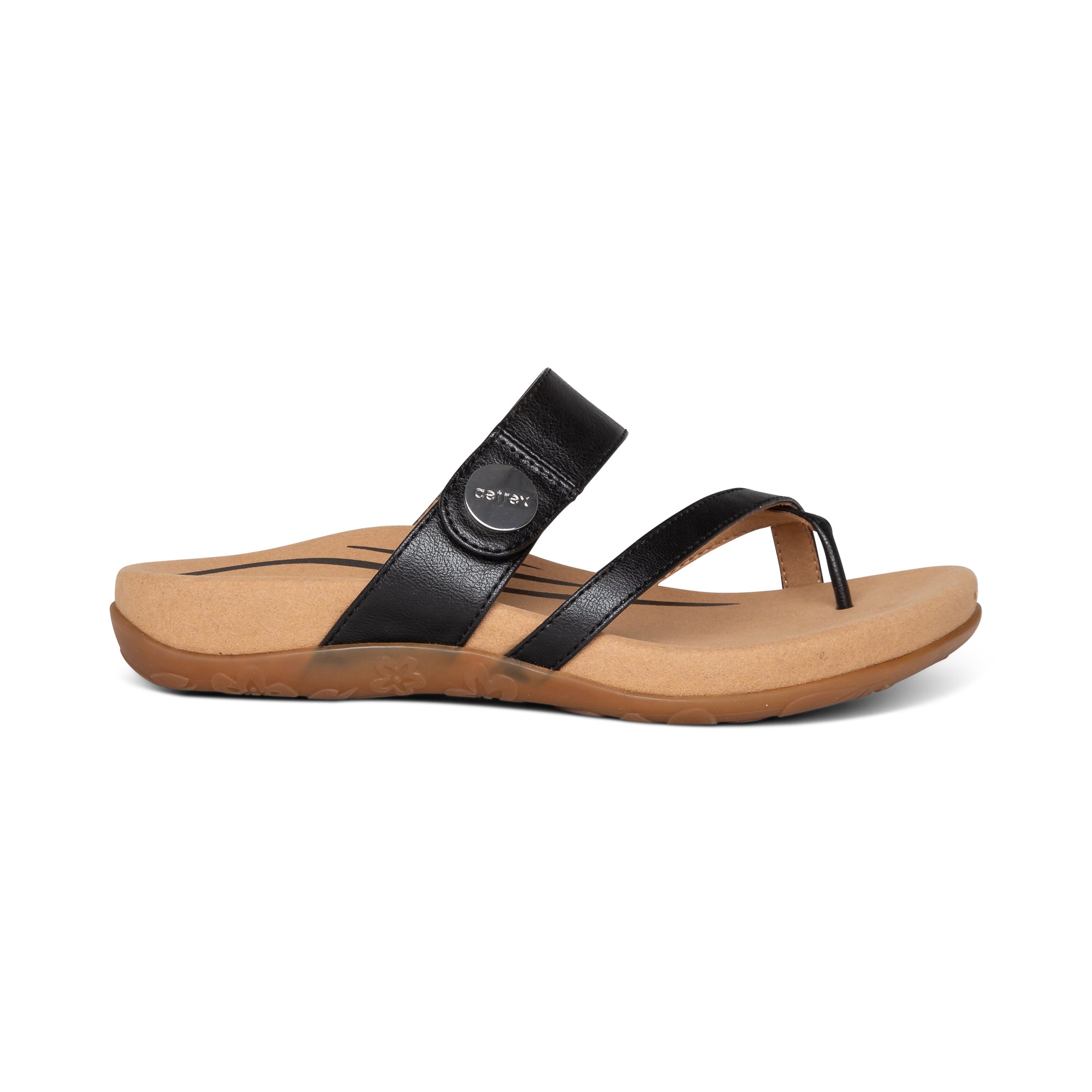 Aetrex Izzy Thong Black