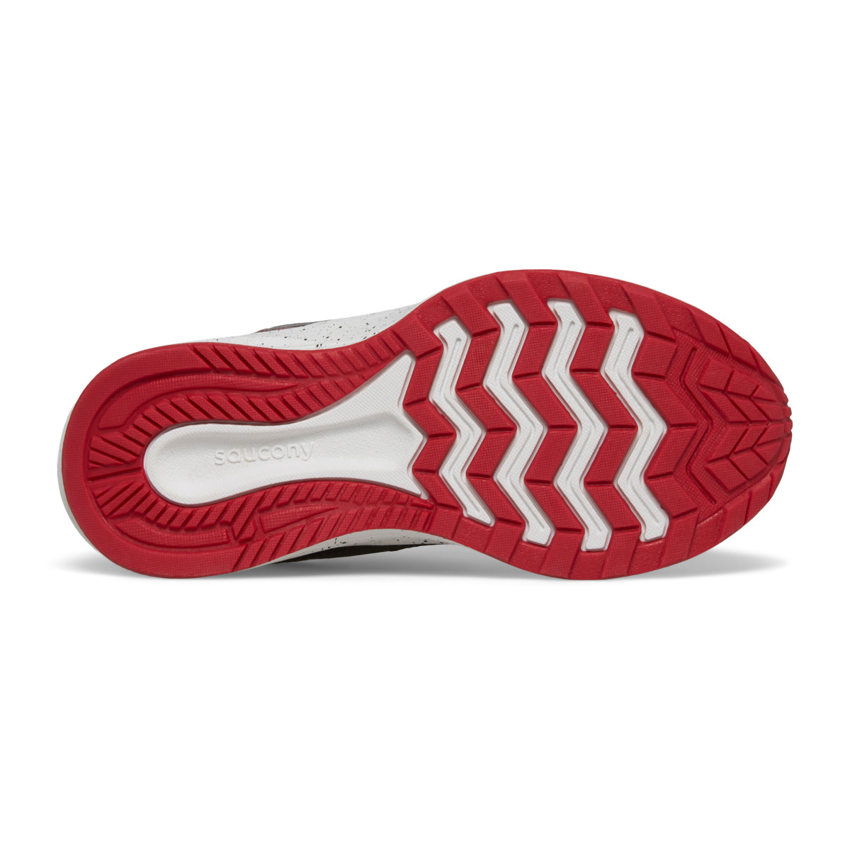 SK267882 Saucony Big Kid's Cohesion KDZ A/C Sneaker (Velcro) in Black/Red