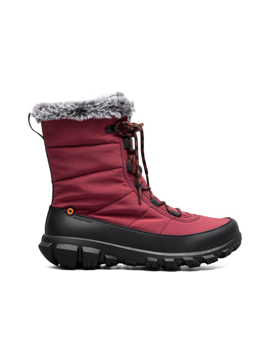 BOGS Women's Cedar Quilt Lace in Garnet