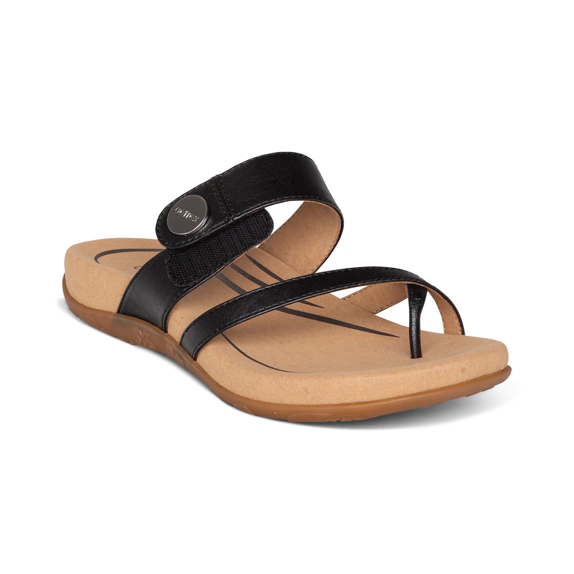 Aetrex Izzy Thong Black