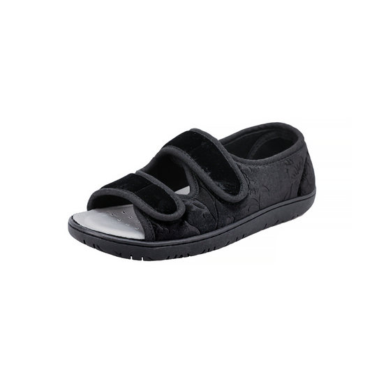 Foamtreads Debbien 2 in  Black Medium Width (Generous)